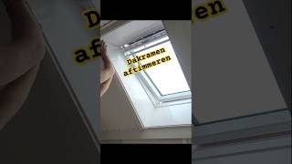 VELUX Dakraam Aftimmeren Bouwen Met Keesshorts youtubeshorts diy [upl. by Malarkey]