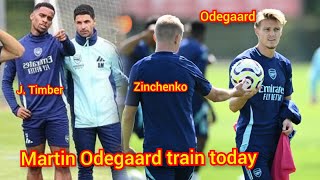 Arsenal newsnow Martin Odegaard return incredible skills display🔥J Timber zinchenko all spotted [upl. by Elleivad]