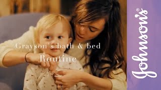 Hannah Maggs shares Graysons Toddler Bath amp Bedtime Routine ad [upl. by Rodrich518]