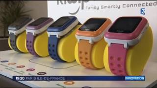 Reportage France 3 quotUne montre denfant connectée pour rassurer les parentsquot [upl. by Pierce]