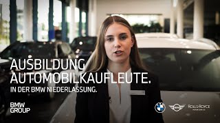 Ausbildung zum Automobilkaufmann wmx  BMW Group Careers [upl. by Krasner22]