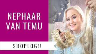 IK KOCHT NEPHAAR BIJ TEMU  SHOPLOG  Dazzling Beauty [upl. by Adlemy]