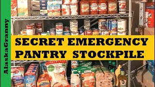 Secret Emergency PantryWhat Do I Stockpile [upl. by Trebo]