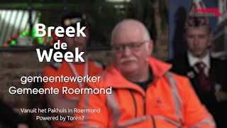 Jan Wolter gemeentewerker van het oude stempel man van de straat  Breek de Week [upl. by Walrath]