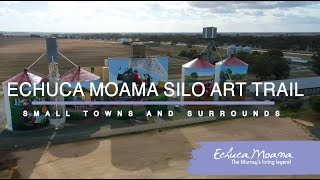 ECHUCA MOAMA SILO ART TRAIL [upl. by Naihs101]