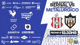 JUVENTUD DE BERNAL vs DEPORTIVO METALÚRGICO  Sábado 13 de Abril  1530HS [upl. by Dunaville]