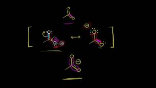 Resonance structure  Resonance and acidbase chemistry  Organic chemistry  Khan Academy [upl. by Genet]