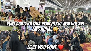 Pune Walo Ka Itna Pyaar Dekhe Mai Hogayi Emotional 🥹  Itna Crowd Aaya Baapre 😱  Love You Pune ❤️ [upl. by Delia]