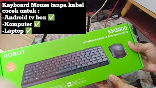 keyboard mouse wireless murah untuk android tv box B866F [upl. by Granoff]