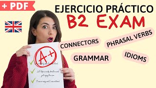 ¿Cuántas te sabes ✏️ Examen de inglés B2  Ejercicio  PDF con gramática phrasal verbs y más [upl. by Nylakcaj605]