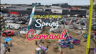 Craigieburn Spring Carnival 2024  Walkthrough  Rides [upl. by Nidnerb]