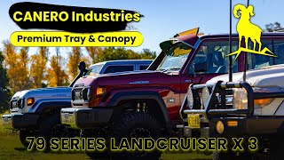 3 Cruisers 3 Custom Builds  79 Series Landcruiser Canero Comparison [upl. by Duthie]