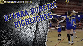 Bjanka Rubežić  OK Nova Gradiška  Season 22  23  Highlights [upl. by Timothee]