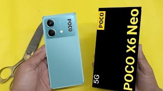 POCO X6 NEO 5G SMART PHONE WITH 128 GB STORAGE AND 8GB RAM UNBOXING [upl. by Leggett]