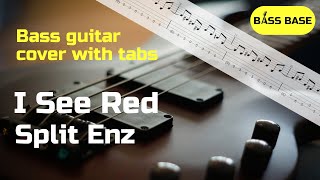 Split Enz  I See Red  Bass tabs PREVIEW [upl. by Innek896]