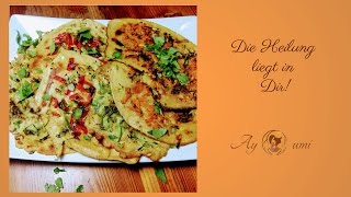 HERZHAFTE PFANNKUCHEN VEGAN ODER GLUTENFREI [upl. by Arnulfo922]