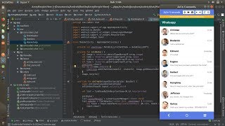 Kotlin  How to make Chat Whatsapp with RecyclerView Part 1 [upl. by Cromwell]