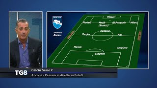 Ancona  Pescara Zeman presente alla rifinitura Brosco cè [upl. by Lrigybab]