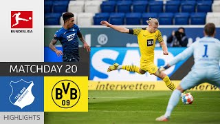 TSG Hoffenheim  Borussia Dortmund 23  Highlights  Matchday 20 – Bundesliga 202122 [upl. by Reamonn222]