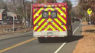 Killingworth Ambulance Responding to a fall 10302024 [upl. by Aidin]