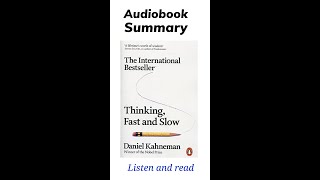 Thinking Fast and Slow by Daniel Kahneman  Audiobook Summary [upl. by Einahpats]