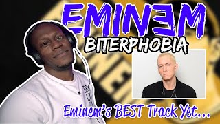 BEST EMINEM TRACK  EMINEM  BITERPHOBIA REACTION [upl. by Ardnnek]