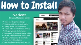 How to Install Varient News amp Magazine Script [upl. by Maril]