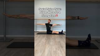 Seated Spine Twist Pilates Move for a Strong Corepilates coreworkout fitness [upl. by Paley655]