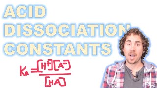 Ionization of acids and bases  Dissociation constants of weak acids and weak bases [upl. by Ruamaj]