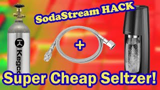 Never Pay to make Seltzer water again in the long run Sodamod Sodastream [upl. by Norri]