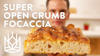 Focaccia de Cristal Has That Wide Open Crumb [upl. by Habas711]