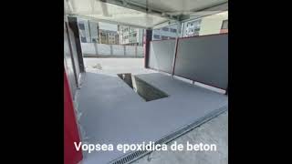 Vopsea bicomponenta epoxidica de beton [upl. by Hey]