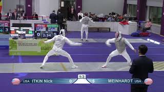 2023 145 T16 03 M F Individual Shanghai CHN GP YELLOW MEINHARDT USA vs ITKIN USA [upl. by Anayit]