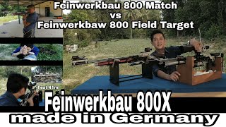 Feinwerkbau 800X Match VS Feinwerkbau 800X Field Target [upl. by Flight]