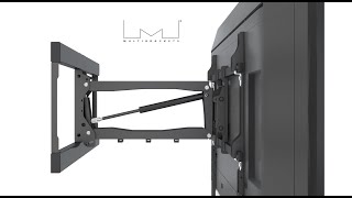 M Pull Down Full Motion Flexarm  Installation video [upl. by Conlan]