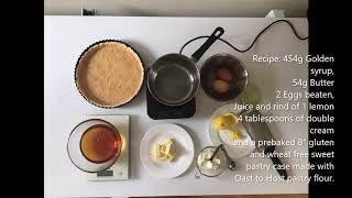 Oast to Hosts Gluten Free Norfolk Treacle Tart Recipe [upl. by Kate]