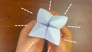 How to Make a Paper Fortune Teller 🔴 EASY Origami Fortune Teller 👀 Diy Antistress Toy [upl. by Ykcir584]