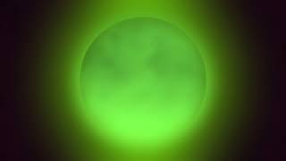 Green Orb  Slowmoving glowing art  background mood lighting screensaver study focus TV art [upl. by Casilde516]