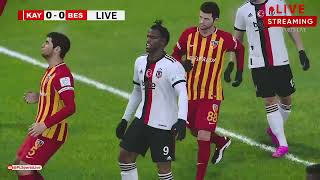 Kayserispor vs Besiktas  TURKEY Super Lig LIVE 2024  eFOOTBALL PES21 Gameplay PLSL 635 [upl. by Aitrop712]