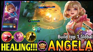 Angela Best Build 2024–Angela Healing Gameplay–Build top 1 Global  MLBB [upl. by Suilmann]