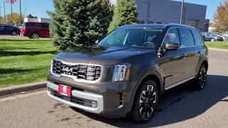 2024 Kia Telluride SX Prestige Moss Green Walk Around [upl. by Herzel]