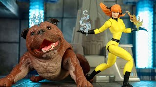 MARVEL LEGENDS INHUMANS CRYSTAL amp LOCKJAW DELUXE 2PACK REVIEW AMAZONFAN CHANNEL EXCLUSIVE [upl. by Ainalem176]