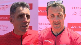 Indurain y César Sánchez valoran a deportistas del ciclismo y fútbol [upl. by Rodl]