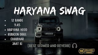 Haryana Swag🔥🥶  Best Slowed and Reverb Songs   Top Attitude Songs🔥 [upl. by Estrella]