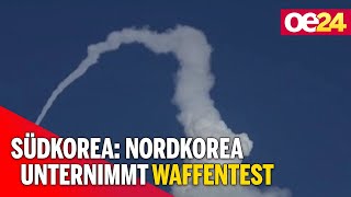 Südkorea Nordkorea unternimmt neuen Waffentest [upl. by Tap199]