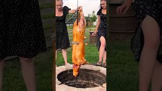 3 beautiful people roast a whole lamb royallqt [upl. by Hungarian]