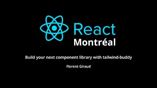 Build your next component library with tailwindbuddy  Florent Giraud [upl. by Bess521]