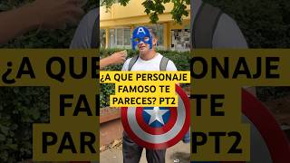 ¿A que personaje famoso crees que te pareces🤣😲 PARTE 2 humor lospqliares comedia shorts [upl. by Dadirac]