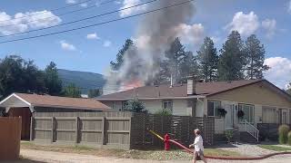 Marysville BC house fire July 13 2024 [upl. by Rima]