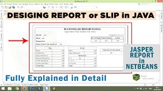 How to create a professional report in jasper report  standard design  jasper tutorials 1 [upl. by Nosidam]